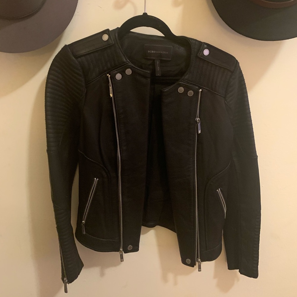 BCBG Leather Jacket